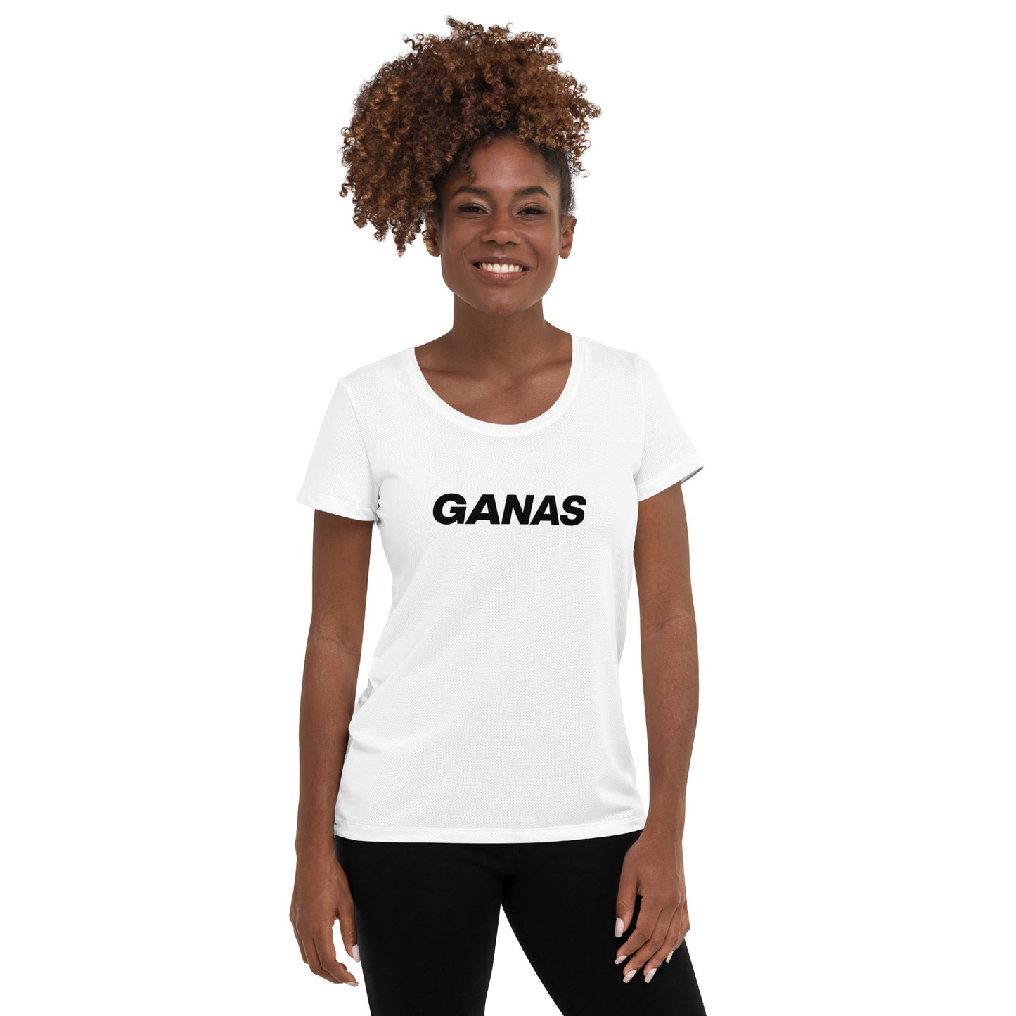 GANAS - Women's Atletico Shirt (Blanco)