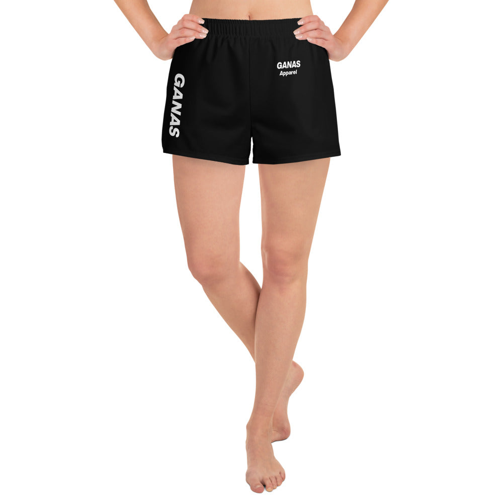 Atletico - Noir Womens Shorts