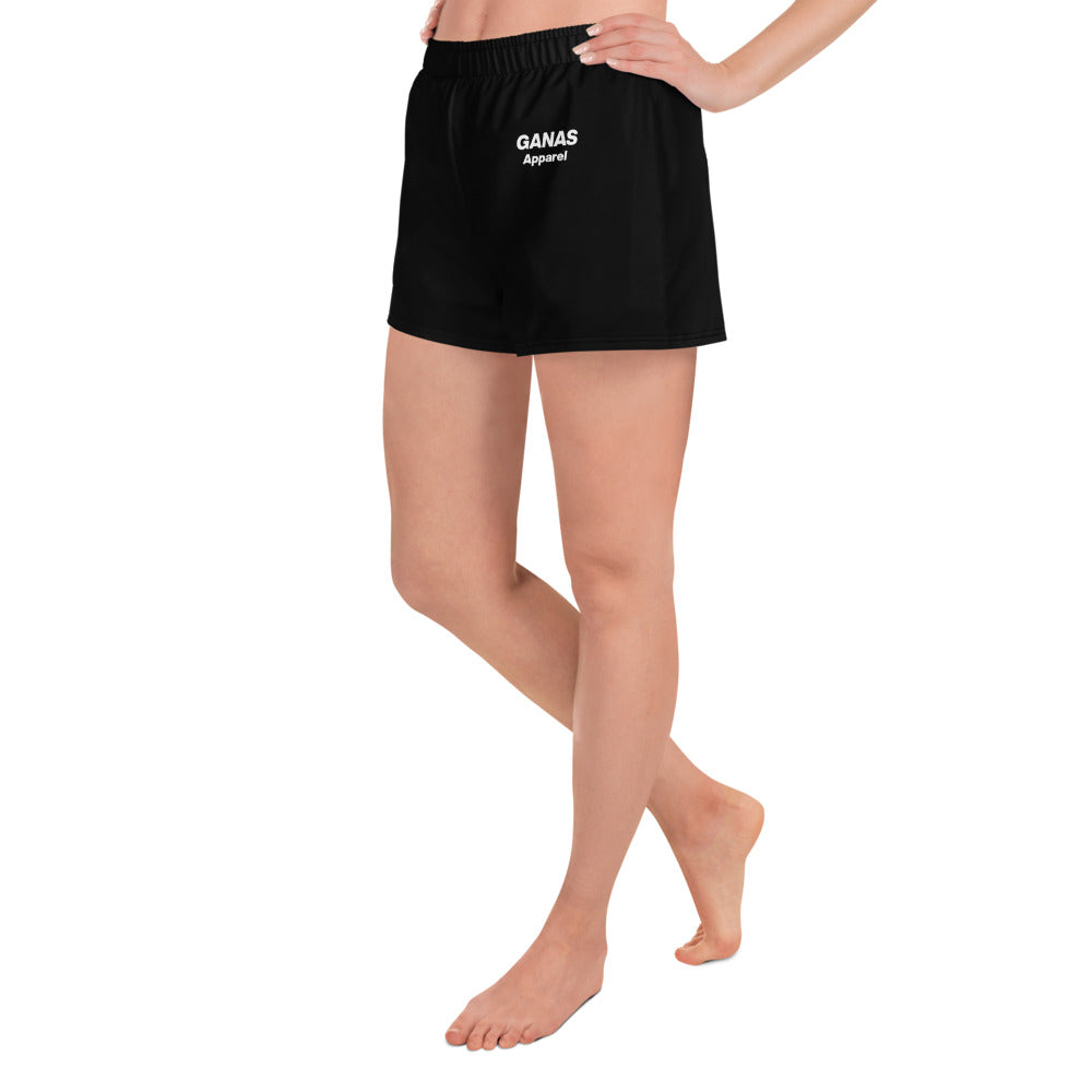 Atletico - Noir Womens Shorts