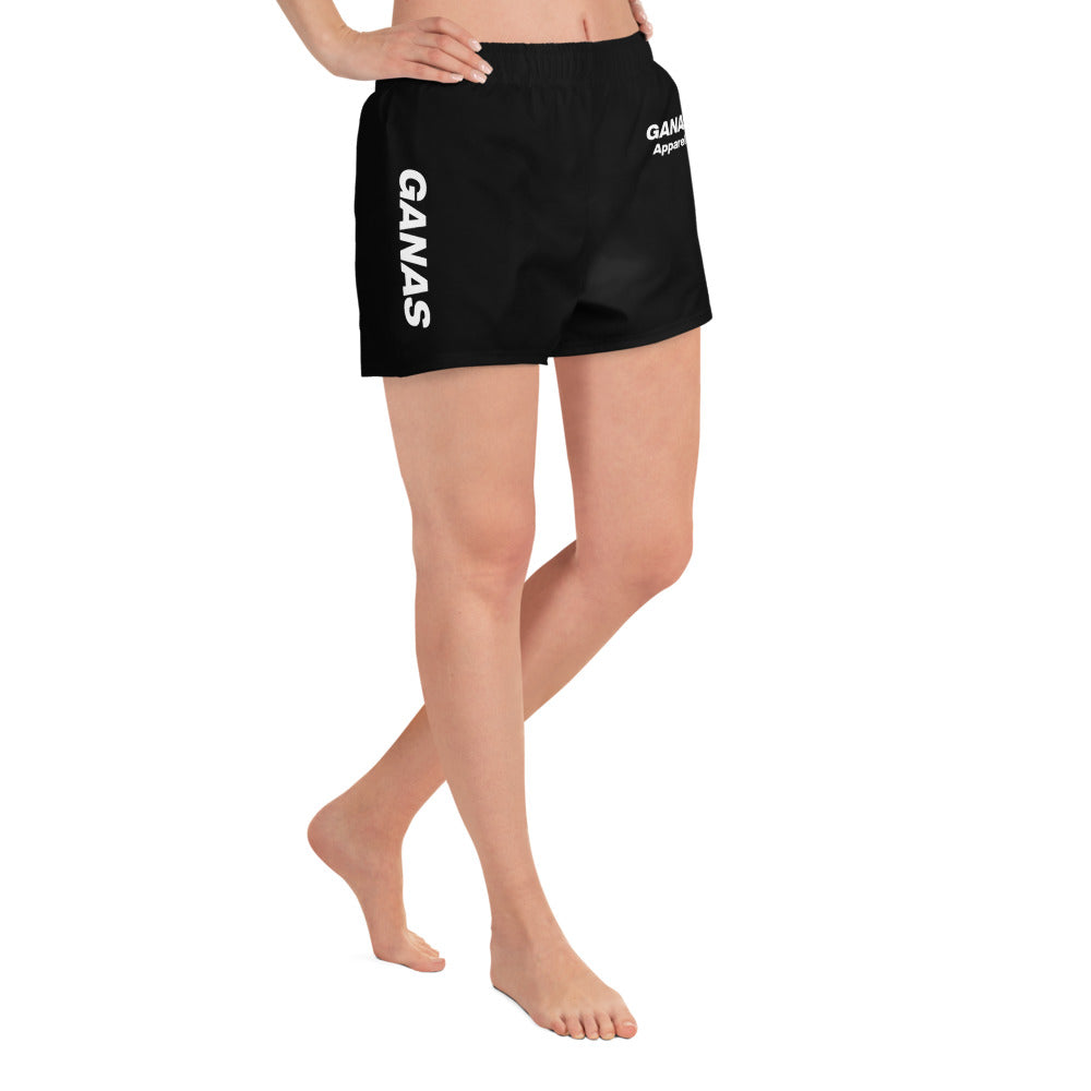Atletico - Noir Womens Shorts