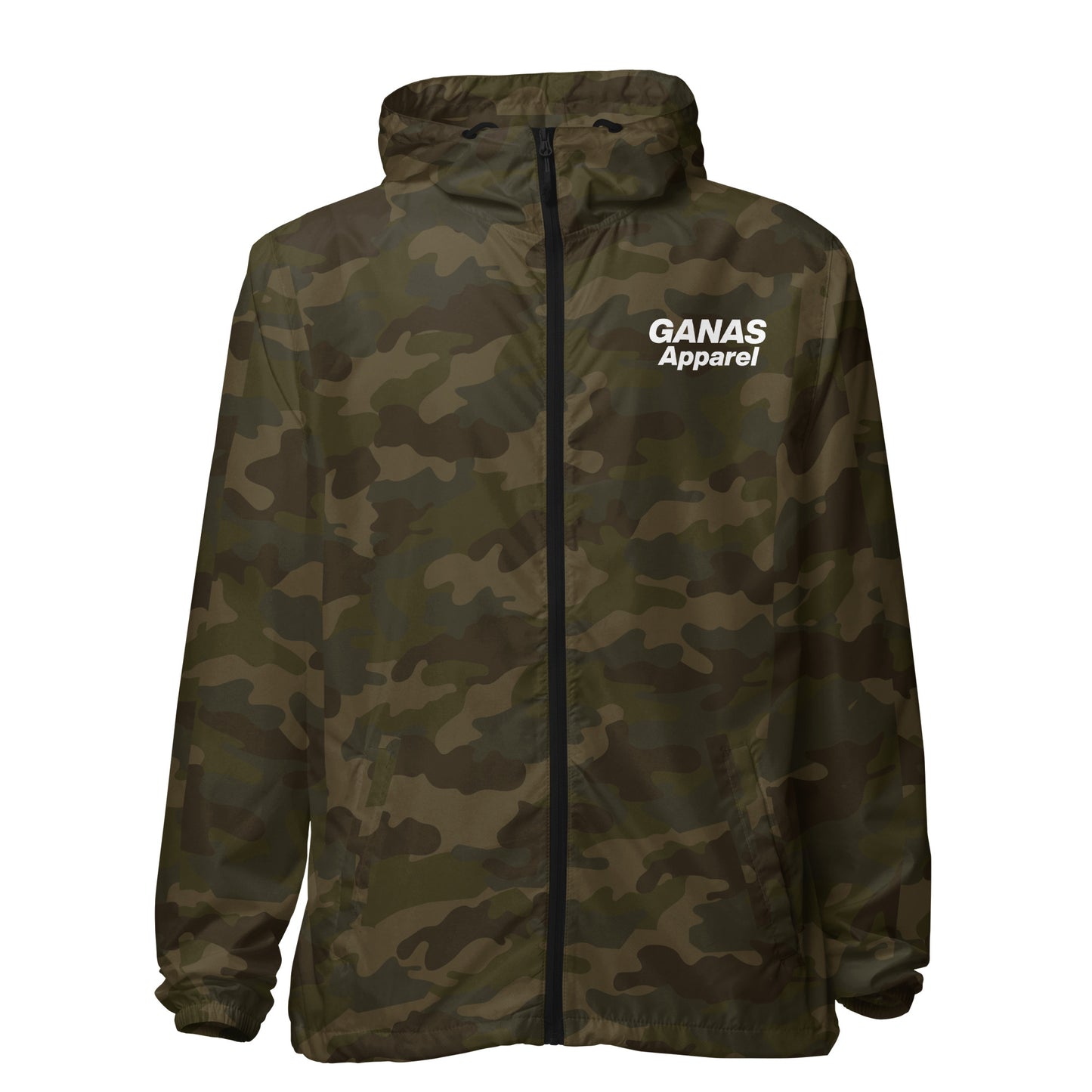 GANAS Zip-Up Windbreaker (Unisex)