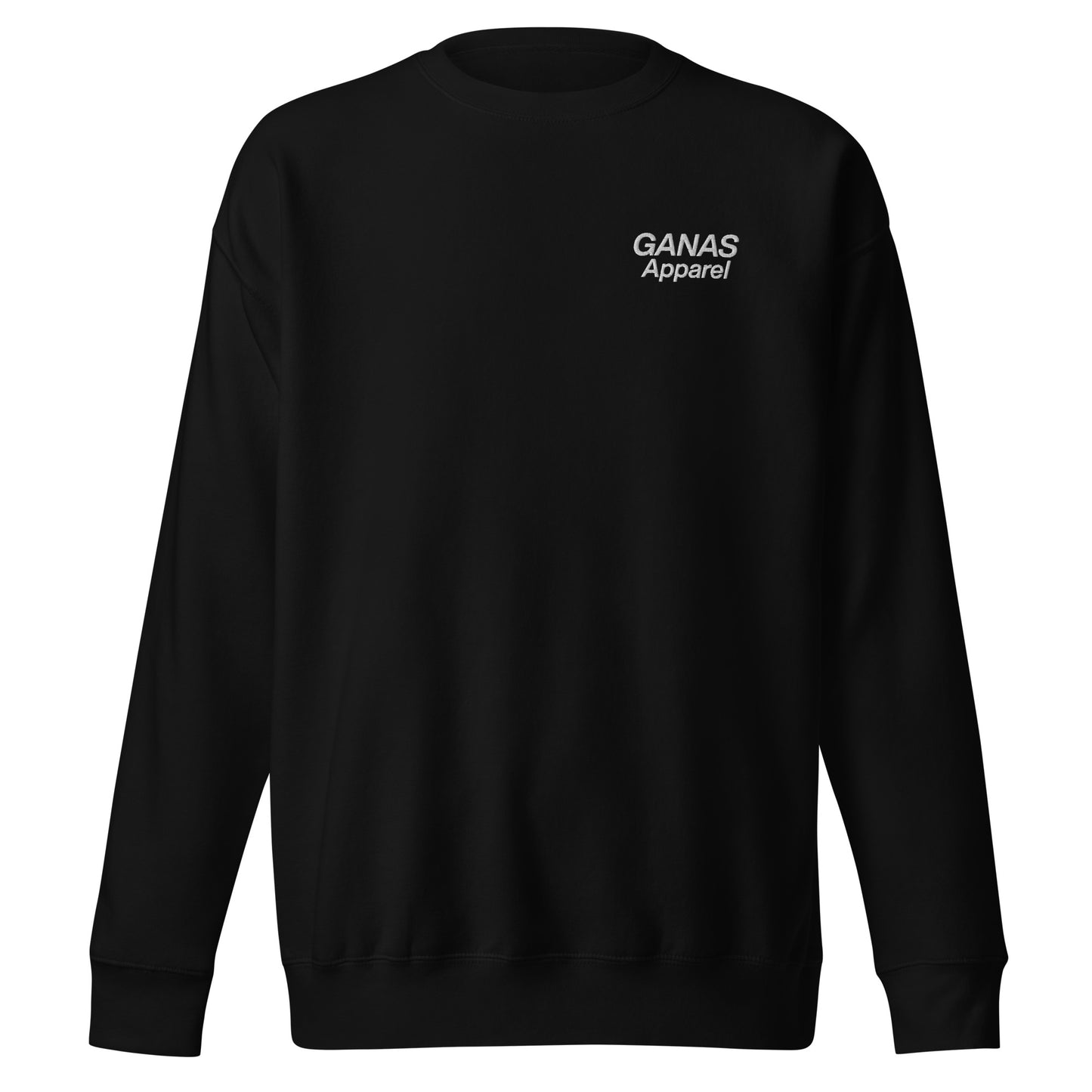 GANAS Apparel (Embroidered) Premium Sweatshirt (Unisex)