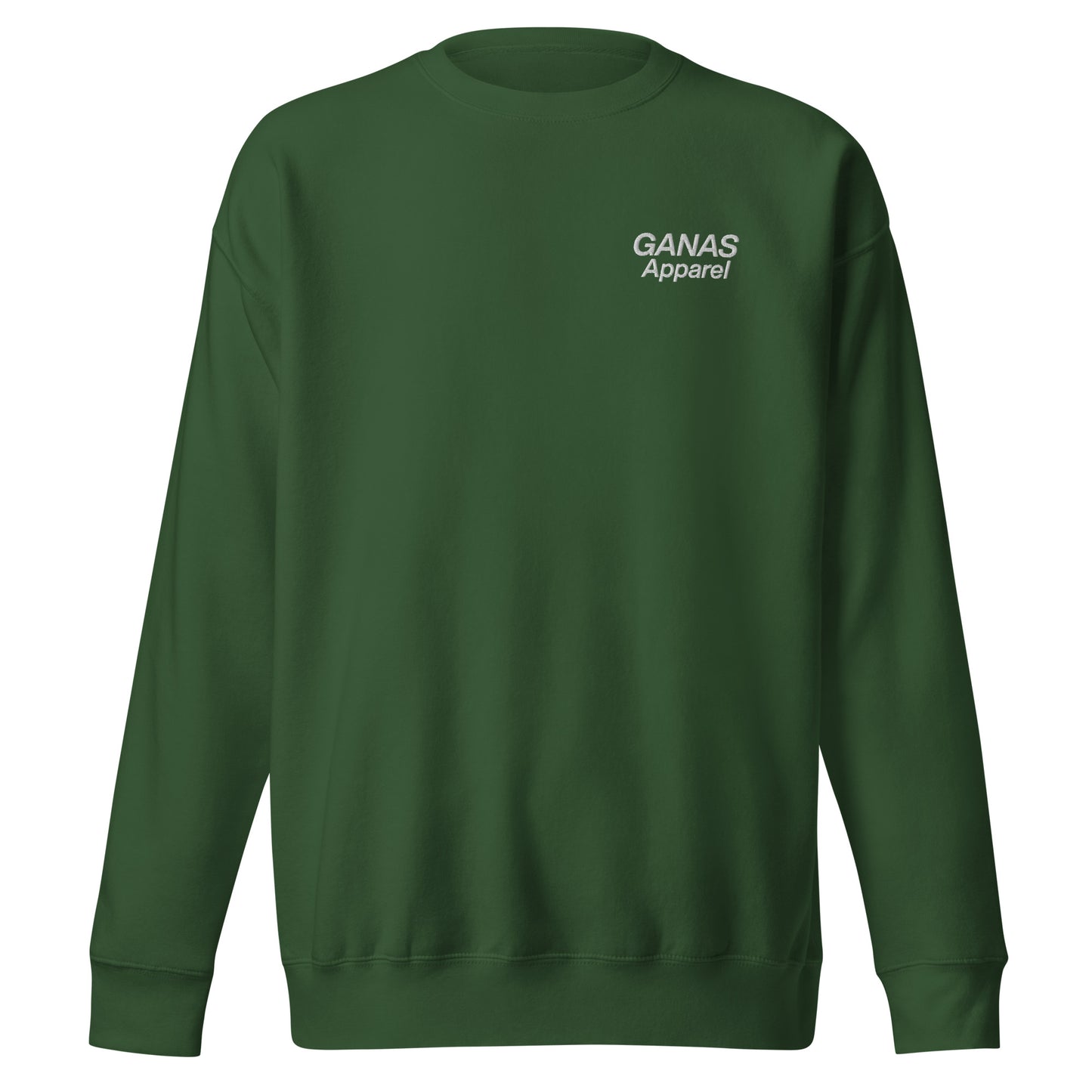 GANAS Apparel (Embroidered) Premium Sweatshirt (Unisex)