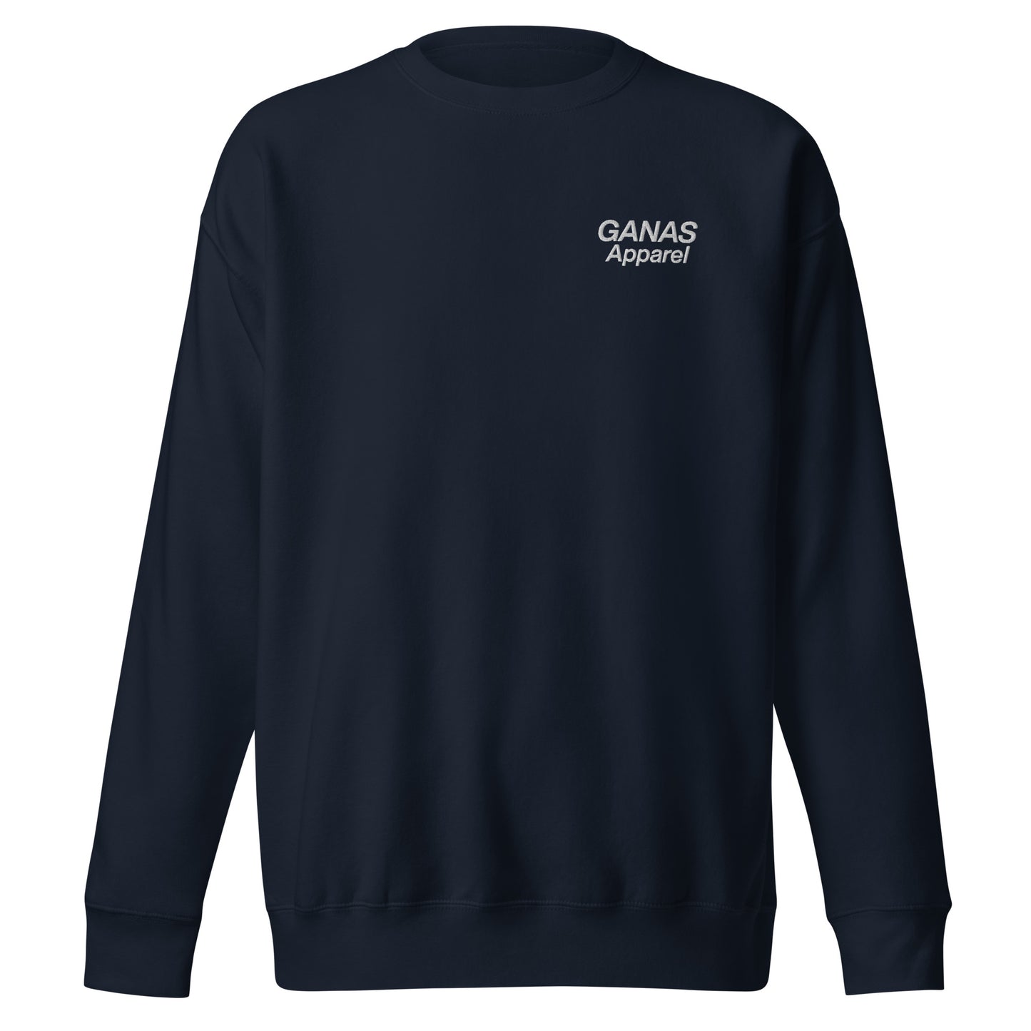 GANAS Apparel (Embroidered) Premium Sweatshirt (Unisex)