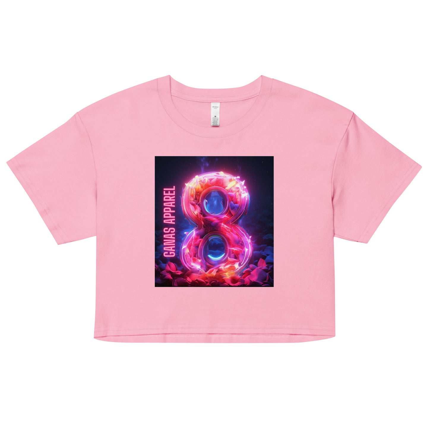 Neon Bloom 8 Women’s Crop Top