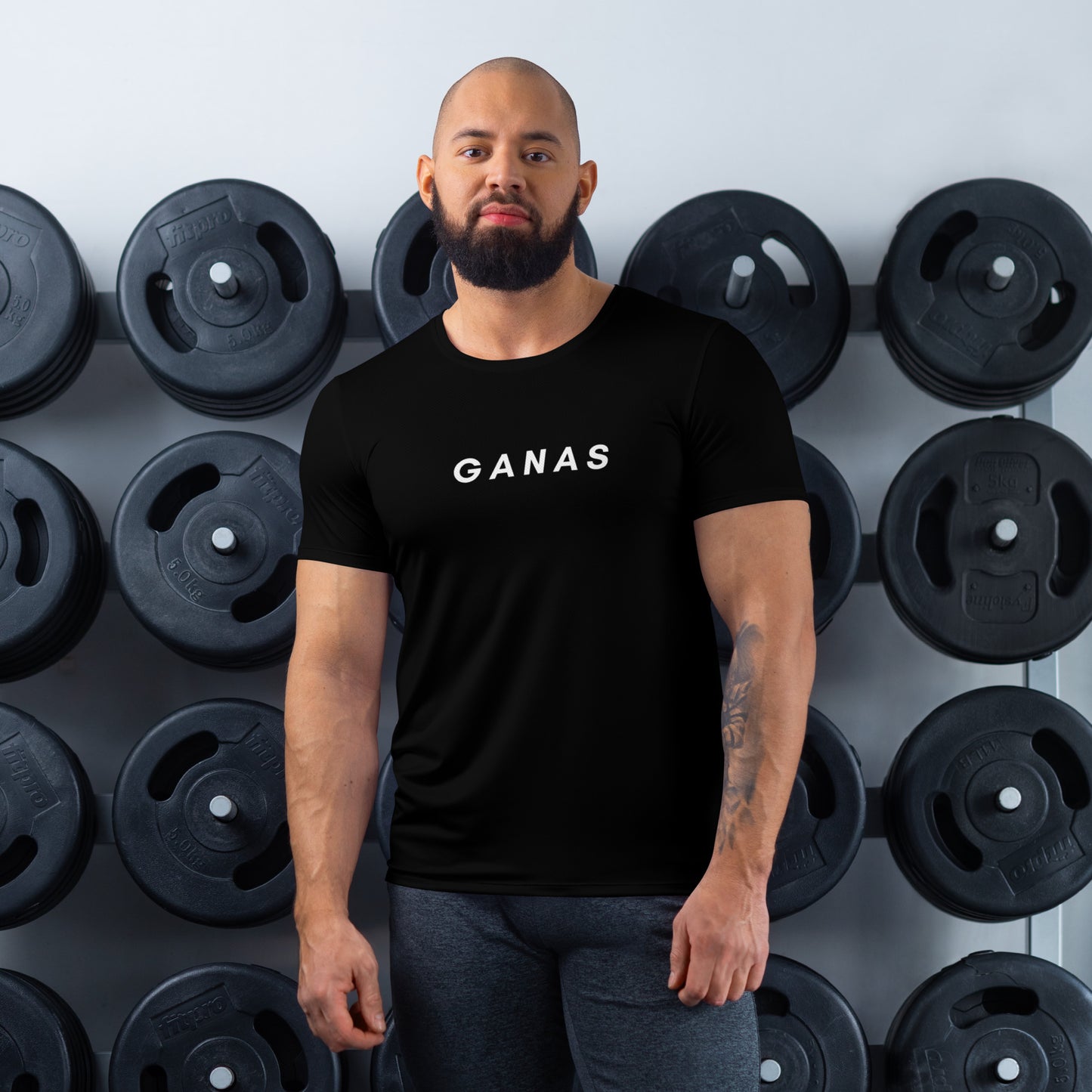 GANAS Men's Athletic T-shirt