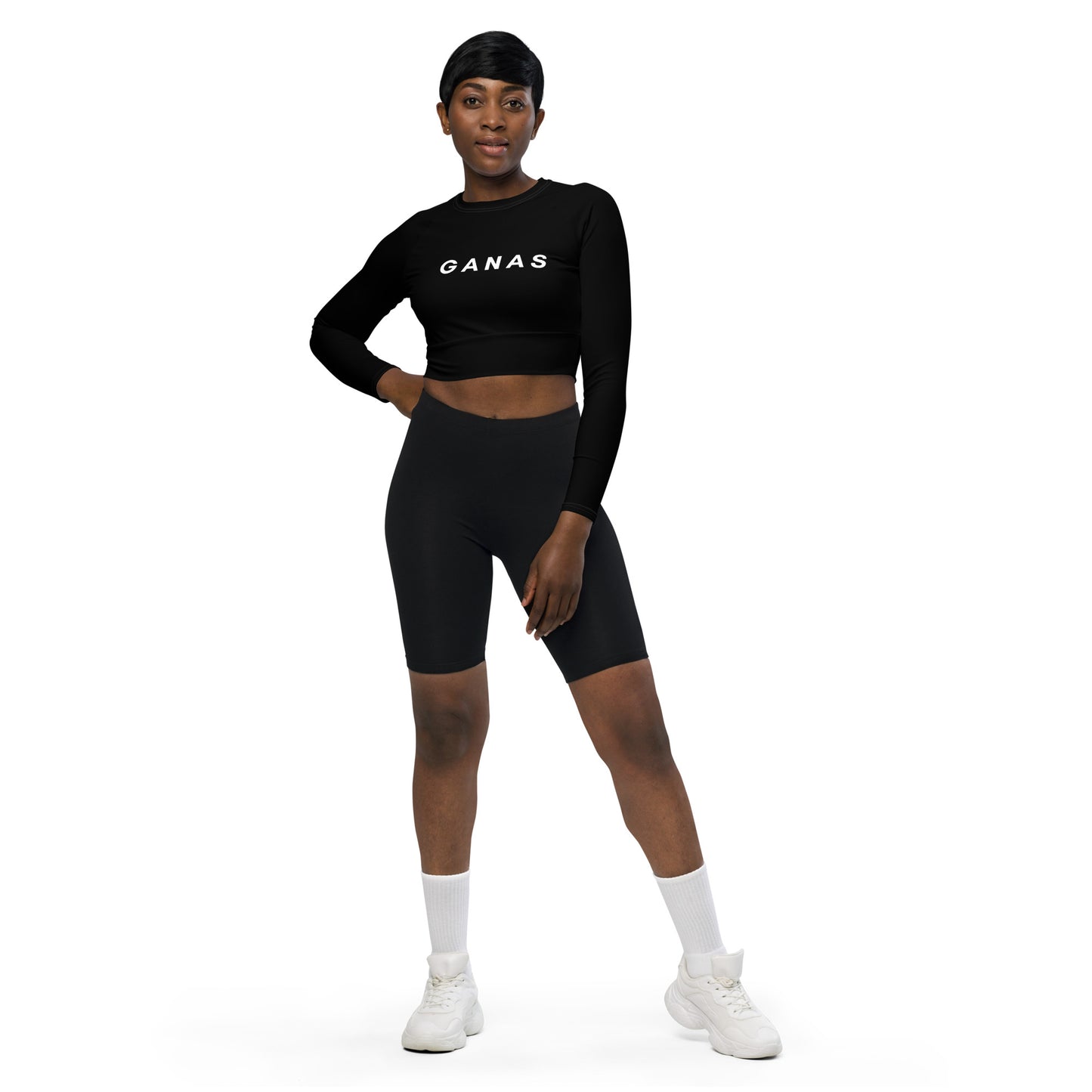 GANAS (Clasico) long-sleeve crop top