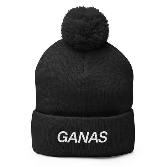 Solo GANAS Pom-Pom Beanie (Embroidered)