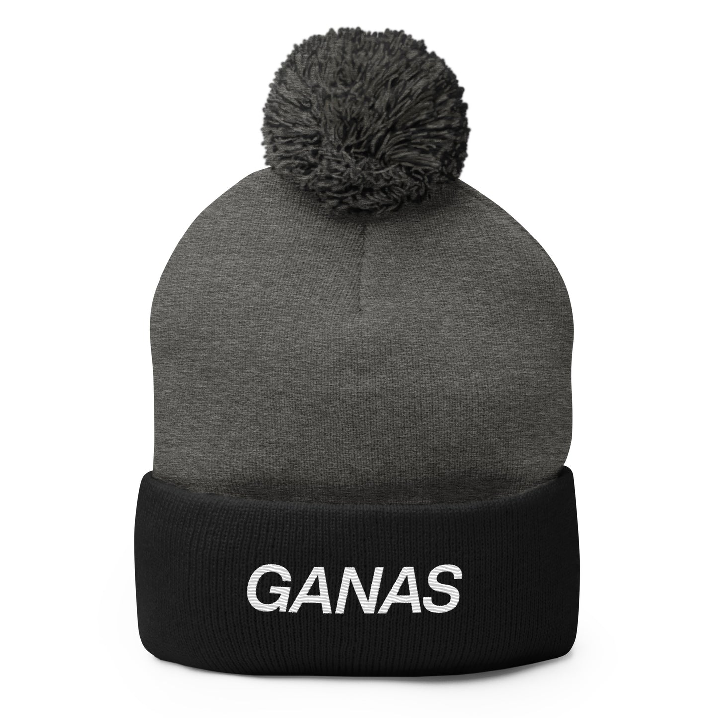 Solo GANAS Pom-Pom Beanie (Embroidered)
