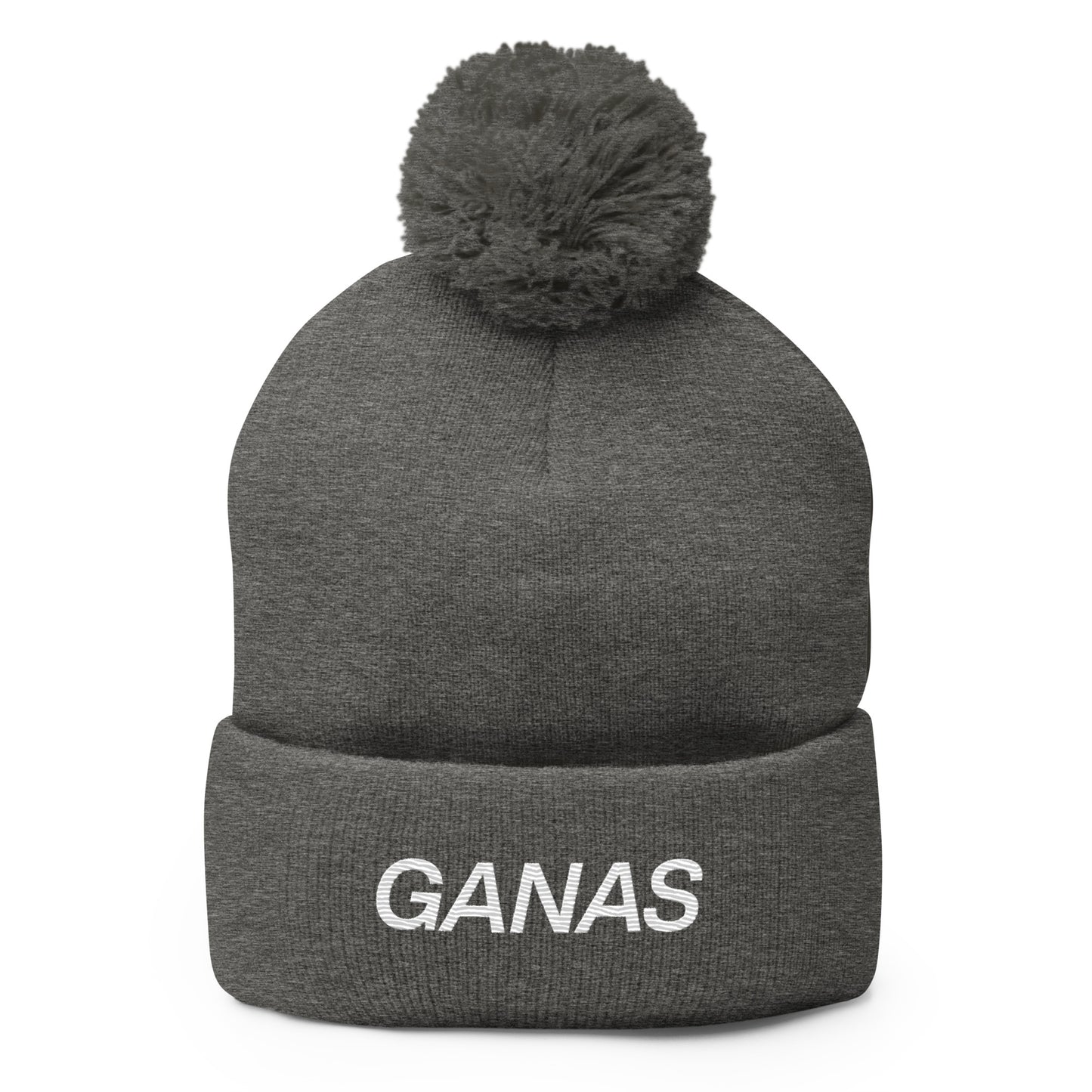 Solo GANAS Pom-Pom Beanie (Embroidered)