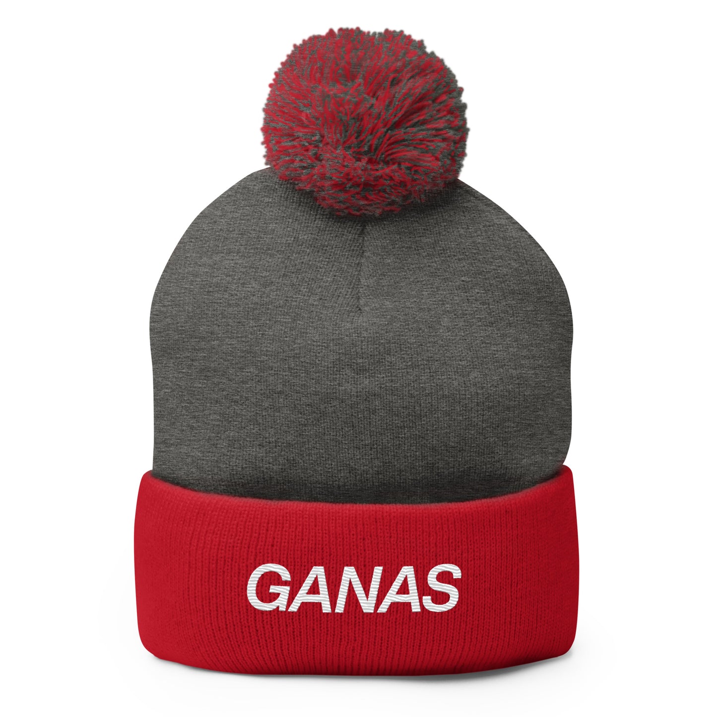 Solo GANAS Pom-Pom Beanie (Embroidered)