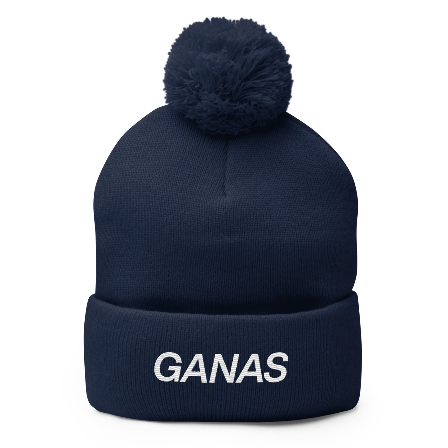 Solo GANAS Pom-Pom Beanie (Embroidered)