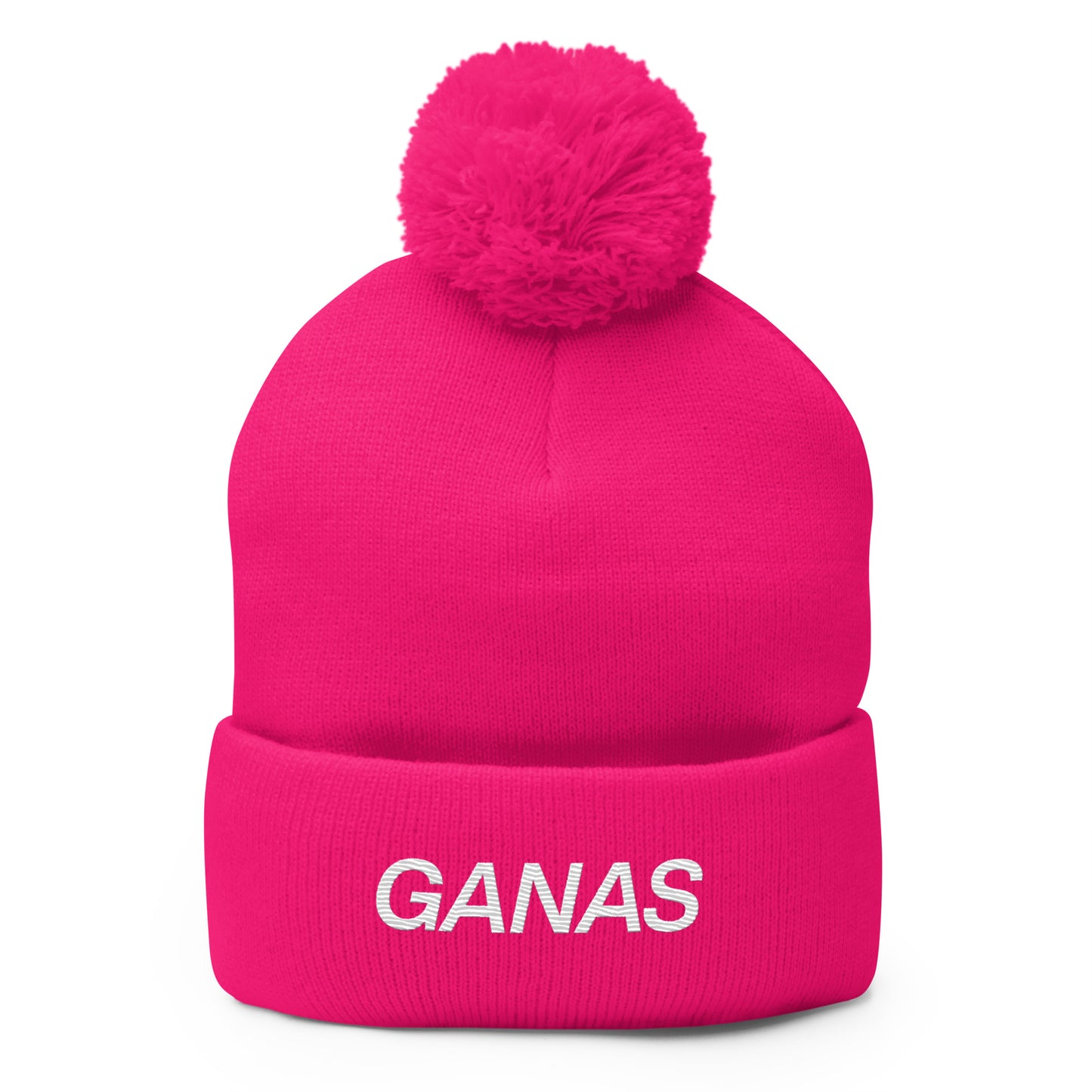 Solo GANAS Pom-Pom Beanie (Embroidered)