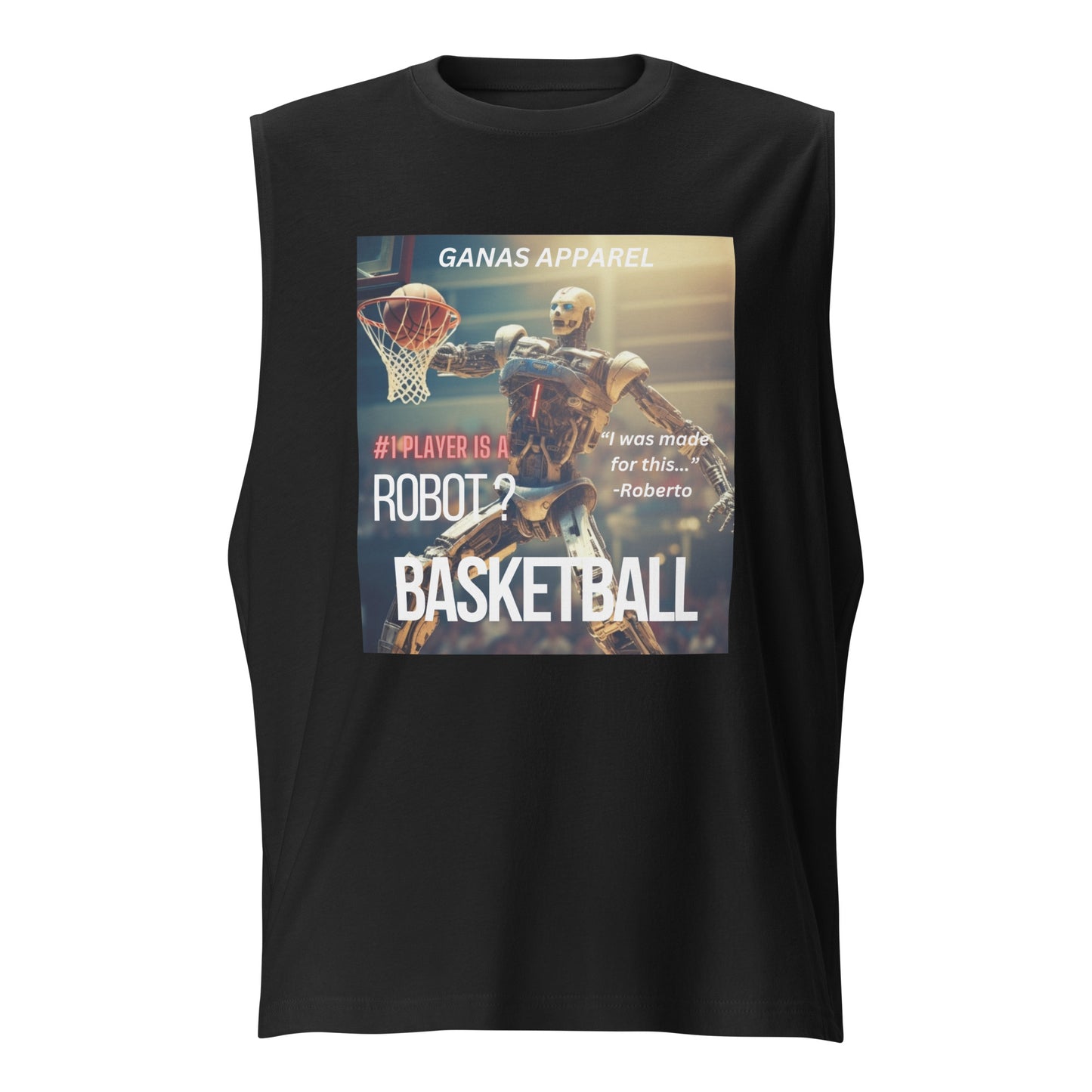#1 Player is a Robot? (Unisex) Muscle Shirt